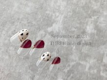 スリー(THREE)/September 2023/nail design