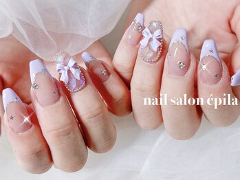 エピラ(epila)/ドット×pink×リボン