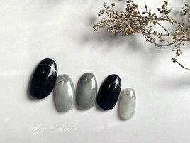 シンプル　ラインフレンチ