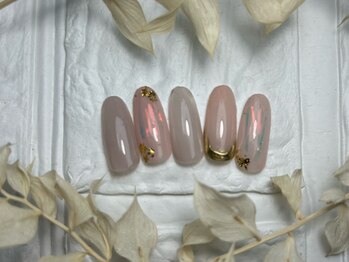 ブリスフルハピネス(Blissful happiness)/定額ネイル(simple)秋冬ver.