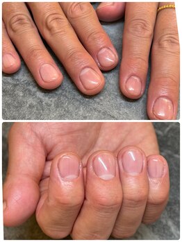 ネイルジョブ(NAIL JOB)/〓Men's〓強化クリアジェル