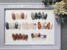 マトリカリア ネイルアンドビューティー(Matricaria)/10月の定額デザインネイル