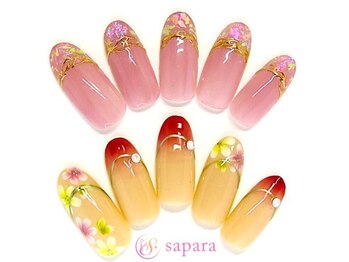 津田沼ネイルサロン サパラ(sapara)/プラチナ定額￥6,899　100種☆