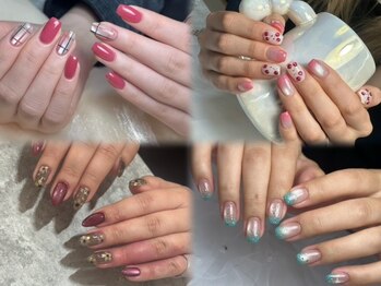 ネイルアトリエ ナナ(Nana)の写真/イベント前やデートやお出かけで使える♪春は桜、夏はさくらんぼなど可愛いデザインを季節ごとにご提案！
