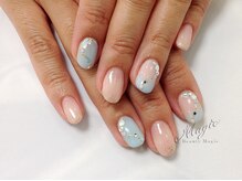 ネイルサロン ビューティーマジック 川口店/ シンプルストーンネイル