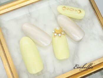 アンベリール 横浜店(Embellir)/(879)プチエスニック風ネイル