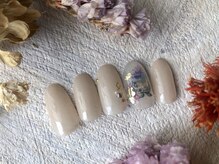 エニフ(enif)/フラワーテキストネイル