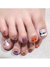 アース 豊橋店(HAIR & MAKE EARTH)/ハロウィンフットネイル　7980円