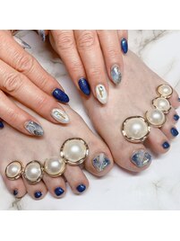 ハンド&フットおそろデザイン