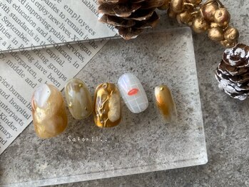 サトリネイルルーム 西宮北口(satori nail room)/マーマレード◇/