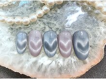 クララ(Kurara)/ハートマグネットネイル