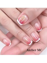 アトリエ エムシー 新富町(Atelier MC)/グラデーション+フレンチ