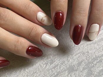 ボルドーカラー