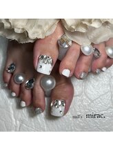 ネイルズミラク(nail's mirac.)/ビジューフットネイル