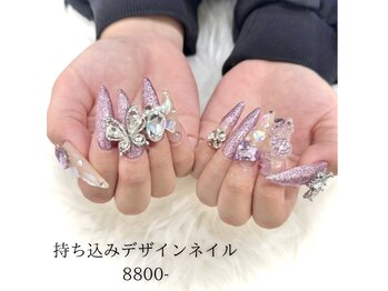 ミント(MINT)/ゴテゴテ持ち込みネイル