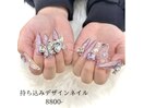 ゴテゴテ持ち込みネイル