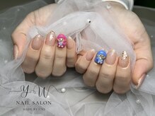 ユーネイル(YW nail)/4本アート＋３パーツ