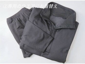 ヨサパーク ソレイユ 藤崎店(YOSA PARK)/専用のウエアにお着替え