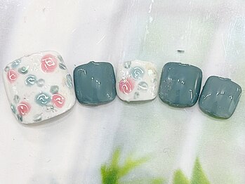 フット定額ネイル☆7700円