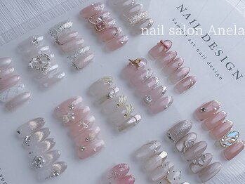 アネラ(Anela)の写真/80種類以上の定額ネイルをご用意♪シンプル・オフィス・ブライダル対応◎上品で綺麗なデザインが豊富