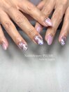 紫陽花ネイル