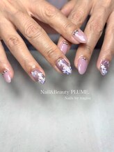 プリュム(PLUME.)/紫陽花ネイル