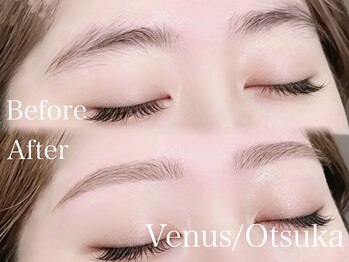ビューティサロンヴィーナス(Venus)の写真/お顔の印象が決まる眉毛のお手入れはプロにお任せください♪美眉スタイリングで魅力的な目元に導きます！