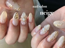 ネージュ(neige)の雰囲気（韓国ネイル/マグネット/フットネイル/長さ出し/フィルイン）