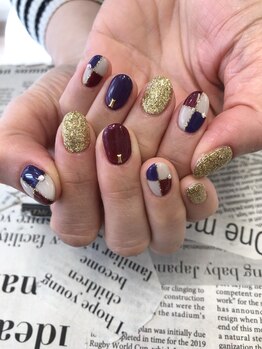 ネイルギャラリーアヴァン(NAIL GALLERY Avant)/ブロッキングネイル(パラジェル)