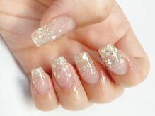 ネイルサロン ソレイユ(Nailsalon Soleil)/ラメグラスカルプ♪
