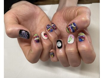 ネイルサロン ブリリアント(Nail Salon Brilliant)/アート6＋キャラネイル4
