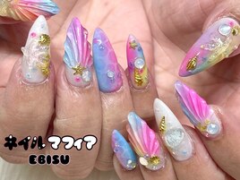 シェルネイル/マーブルネイル
