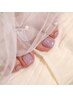 ☆フットnail☆ご新規様オフ代無料ワンカラー＋フットバス角質除去￥６６００