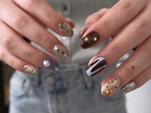 ネリネ 天神(nerine)/ドット/スター/クール/ブラウン