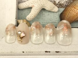 秋カラー★ニュアンスネイル