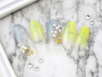 ネイルサロンフォーユー(for u)/パールフラワー￥５９８０