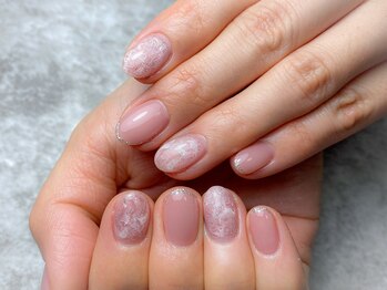 マノアネイル アシヤ(MANOA NAIL ASHIYA)/【パラジェル】マーブルデザイン
