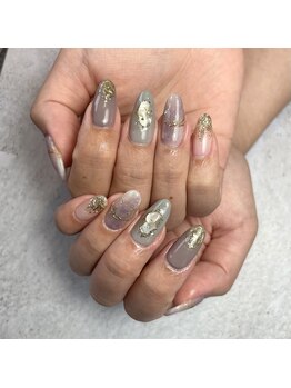 アンドエミニー エン ラボーテ(& EMINY 艶 la beaute)/ニュアンスネイル