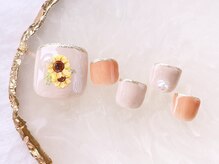 ネイルサロンフォーユー(for u)/ひまわりネイル￥7000