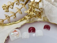 ネイルネージュ 錦糸町(Nail Neige)/フット】こだわり定額アート(2)