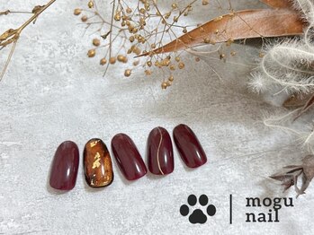 モグネイル(Mogunail)/9.10月定額A /べっこうネイル