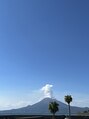 アリスリー 千葉駅前店(Arisly) 鹿児島のシンボル【桜島】です!