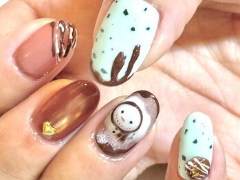 いろこびん 盛岡フェザン店(irokobin)/バレンタイン×雪だるま