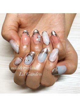 リルガーデン 新宿南口(Lil' Garden)/カラフル大理石×メタリック