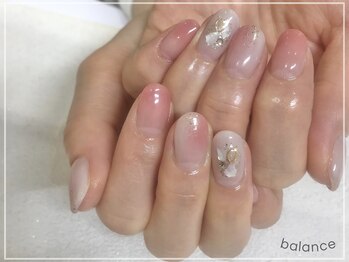 バランス 泉中央店(balance)/縦グラデーション×シェル♪