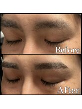 眉毛男子 新宿店/眉毛【 before / after 】