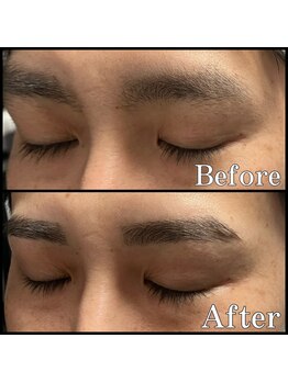 眉毛男子 新宿店/眉毛【 before / after 】