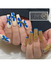 エスフィーネイルサロン リシェル(Esfy nailsalon Richer)/フラワーネイル
