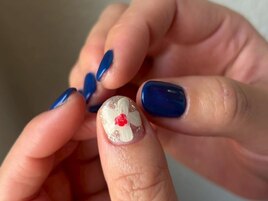 ワンポイントフラワーシンプル