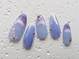 サクラ×アイスブルー